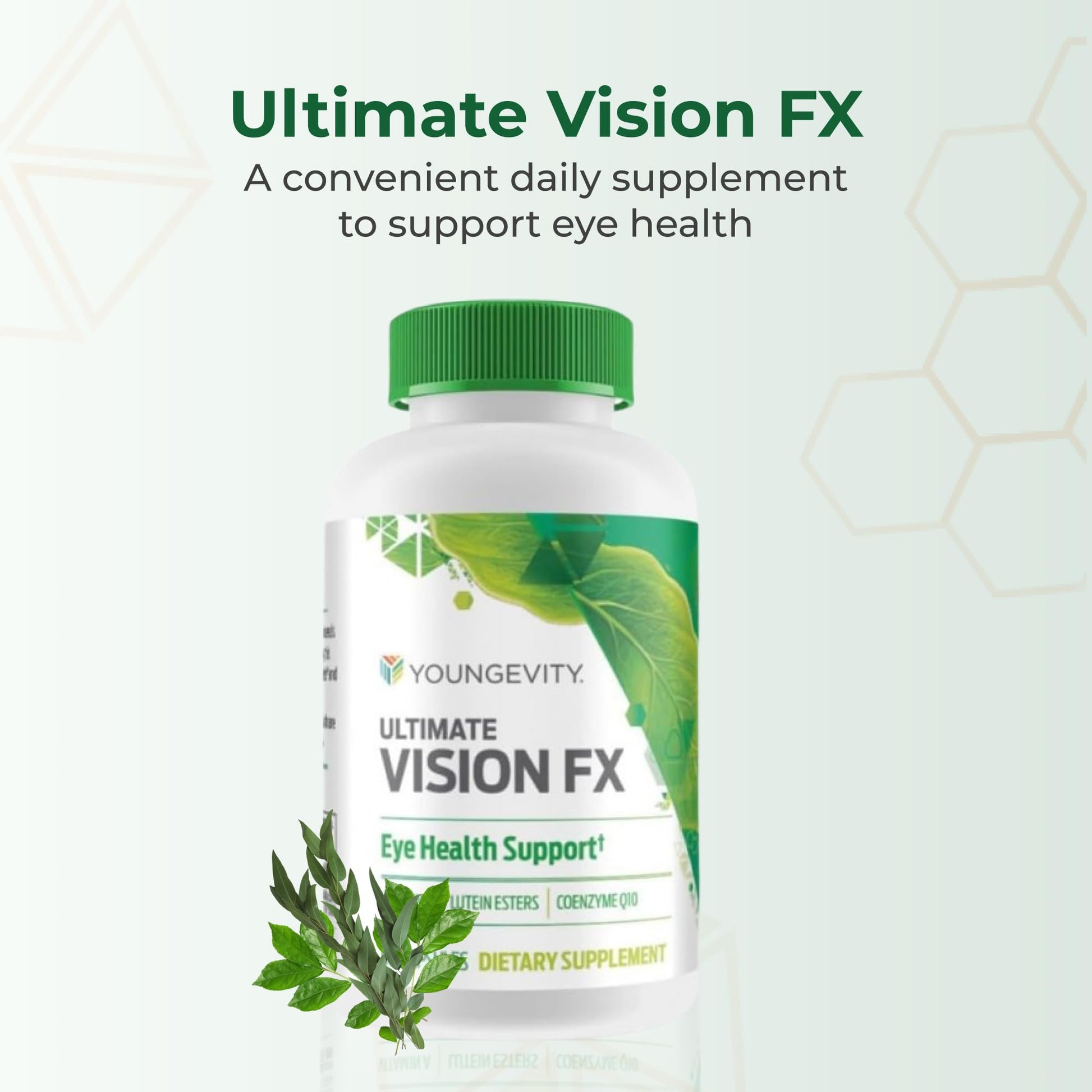 Youngevity Ultimate Vision FX™ - Eye Vitamin & Mineral Supplement Blend - Lutein, CoQ10, Vitamins A, C, E, Zinc, Chromium, Selenium for Eye Health (60 Capsules) YoungevityBuy Supplements Australia