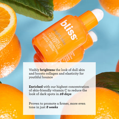 Bliss Bright Idea Vitamin C + Tri-Peptide Brightening Serum - 1 Fl Oz - Hydrating BlissBuy Supplements Australia