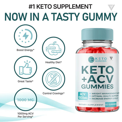 Keto Genesis Keto ACV Gummies Advanced Weight Loss, Ketogenesis Keto + ACV 1000MG FyvusBuy Supplements Australia
