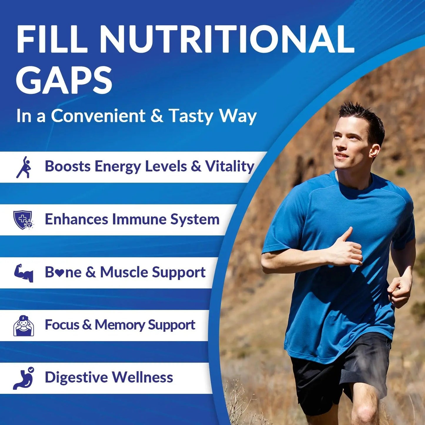 WEEVIT Mens Multivitamins Gummies, Omega 3, CoQ10, Turmeric, Lycopene, Digestive Enzymes, Daily Mens Vitamins A C D E B6 B12 WEEVIT