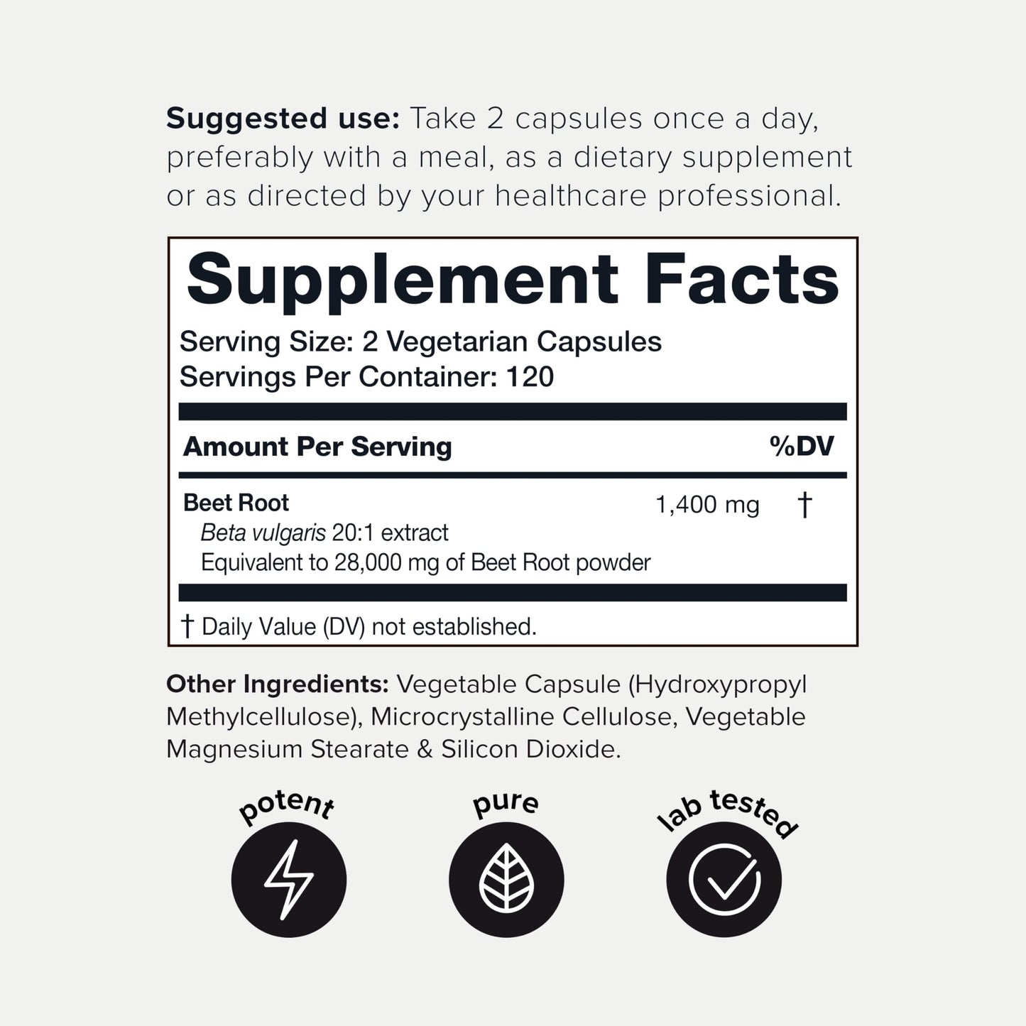 28,000mg 20x Concentrated Extract Beet Root Capsules - Natural Nitric Oxide Booster ToniiqBuy Supplements Australia