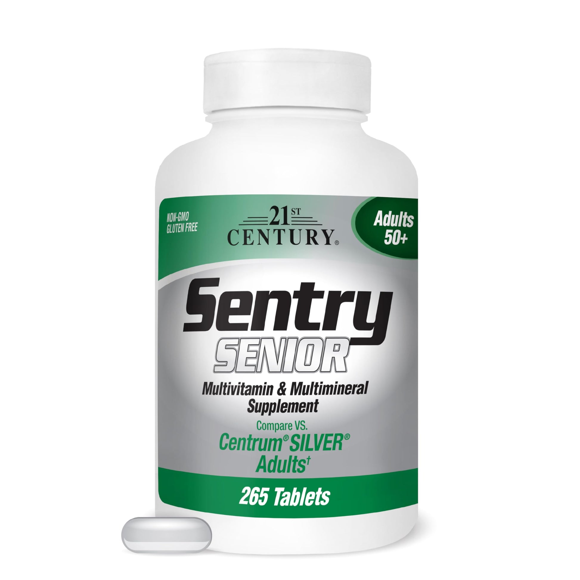 21st Century Sentry Senior Tablets, 265 Count 21st CenturyBuy Supplements Australia