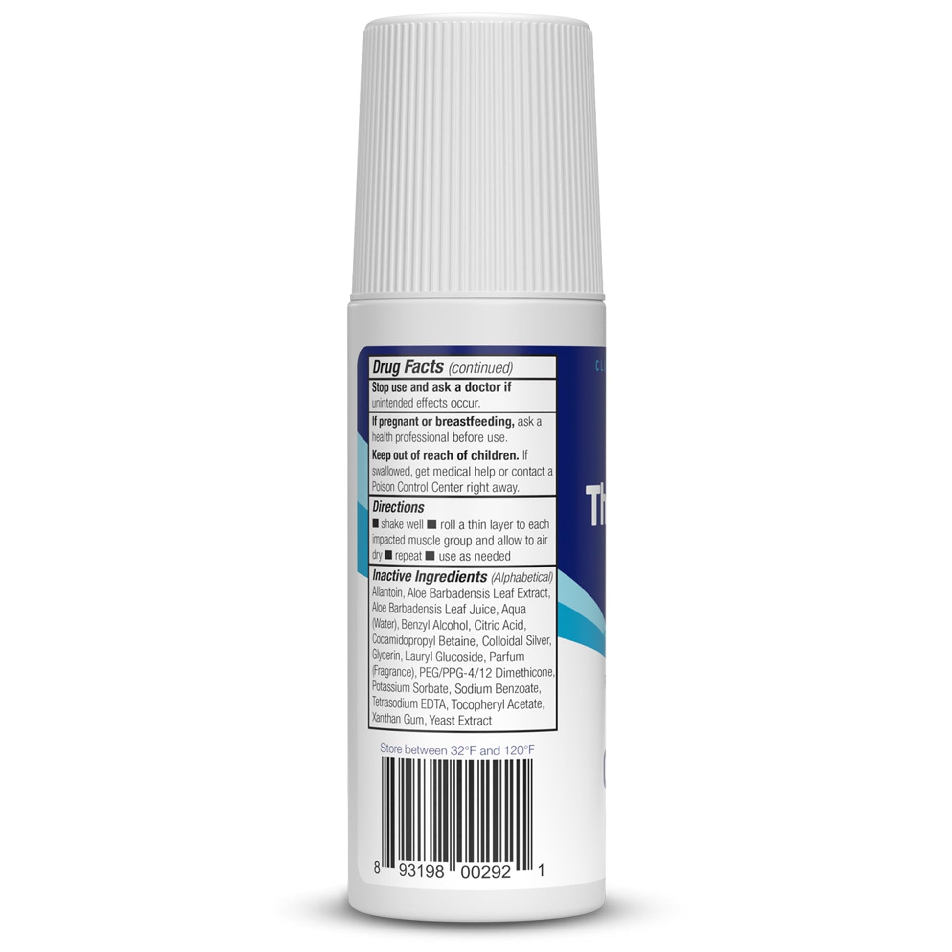 Theraworx Relief for Foot Cramps, Fast-Acting Foot Cramp Relief Roll-On - 2.5 Oz - 1 Count TheraworxBuy Supplements Australia