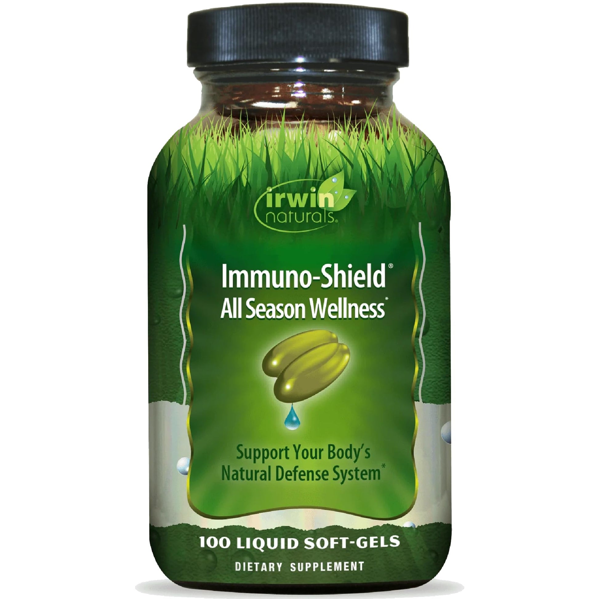Irwin Naturals Immuno-Shield All Season Wellness - Promote Body's Natural Defense System - Powerful Antioxidants and Immune Support Supplement for Men and Women - 100 Liquid Soft-Gels Irwin NaturalsBuy Supplements Australia