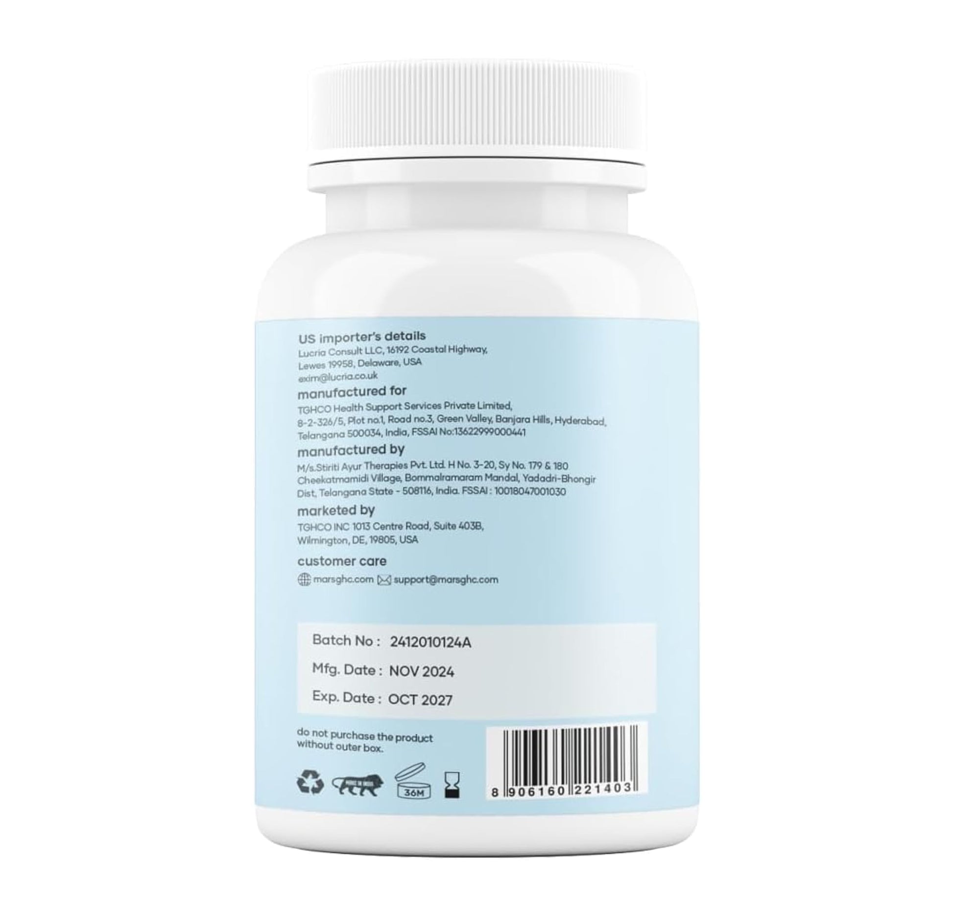 Mars Alizenol Capsules - 60 Capsules | (Pack of 3) mars by GHCBuy Supplements Australia