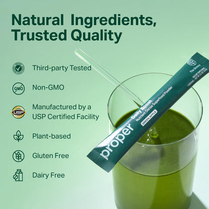 Proper The Essentials Super Foods Powder 5-Stick Variety Pack - Super Greens, Gut Health, Metabolism & Energy, Calm Magnesium Powder & Immune Support Supplement Packs ProperBuy Supplements Australia