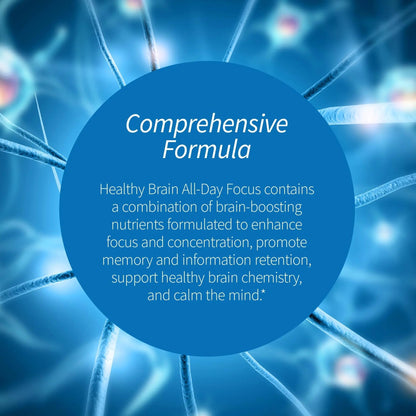 Applied Nutrition Healthy Brain All-Day Focus - 50 Tablets - Powerful 3-in-1 Brain Booster with Turmeric Extract - 25 Servings Applied NutritionBuy Supplements Australia