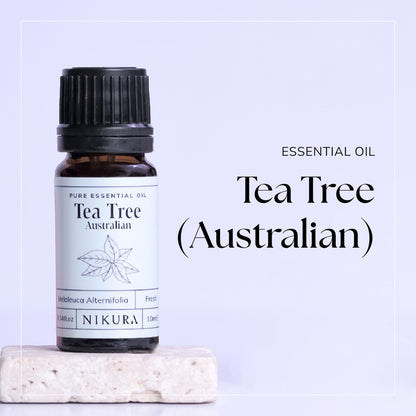 Nikura Pure Australian Tea Tree Essential Oil for Skin, Nail Fungus, Face, Hair, Acne nikuraBuy Supplements Australia