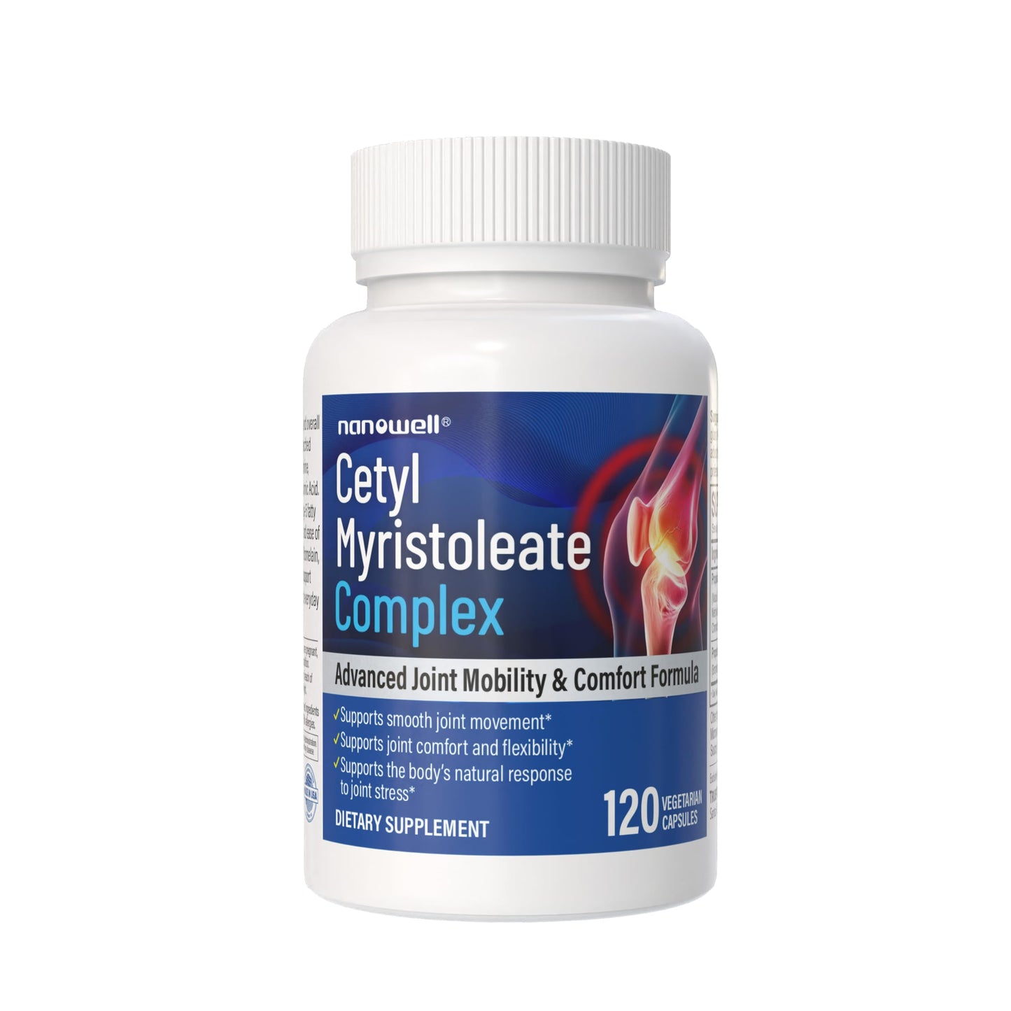 Cetyl Myristoleate Complex, CMO Advanced Joint Mobility & Comfort Formula 120 Capsules NANOWELLBuy Supplements Australia