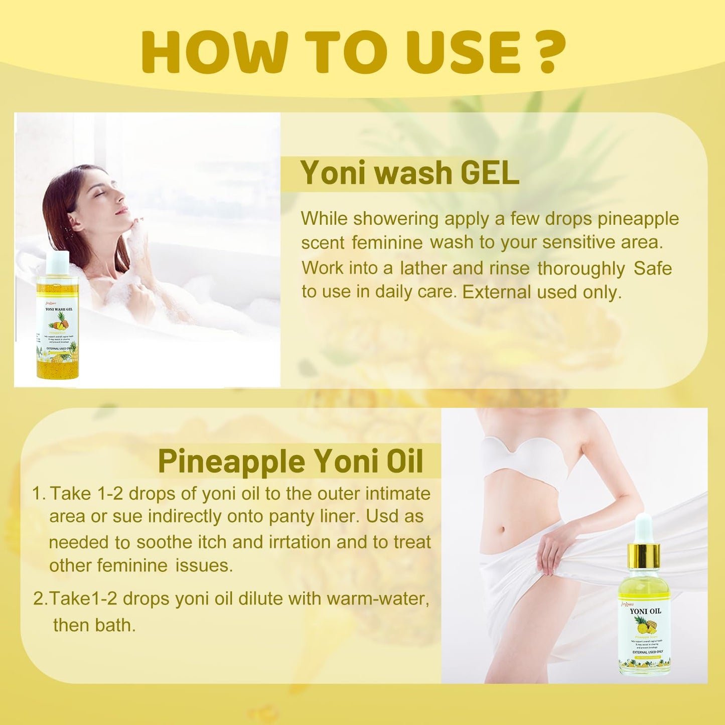 forvirness Natural Yoni Wash Yoni Oil Set, Cleanse - Remove Odor - ph Balance Feminine Wash forvirnessBuy Supplements Australia