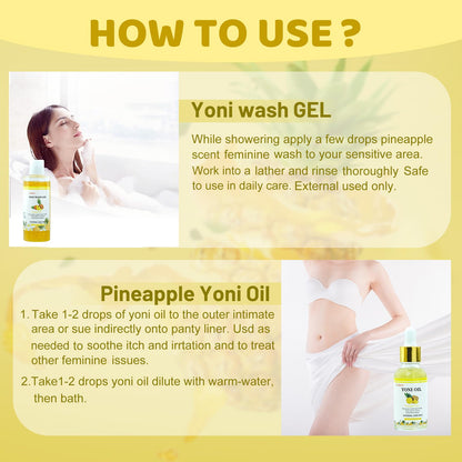 forvirness Natural Yoni Wash Yoni Oil Set, Cleanse - Remove Odor - ph Balance Feminine Wash forvirnessBuy Supplements Australia