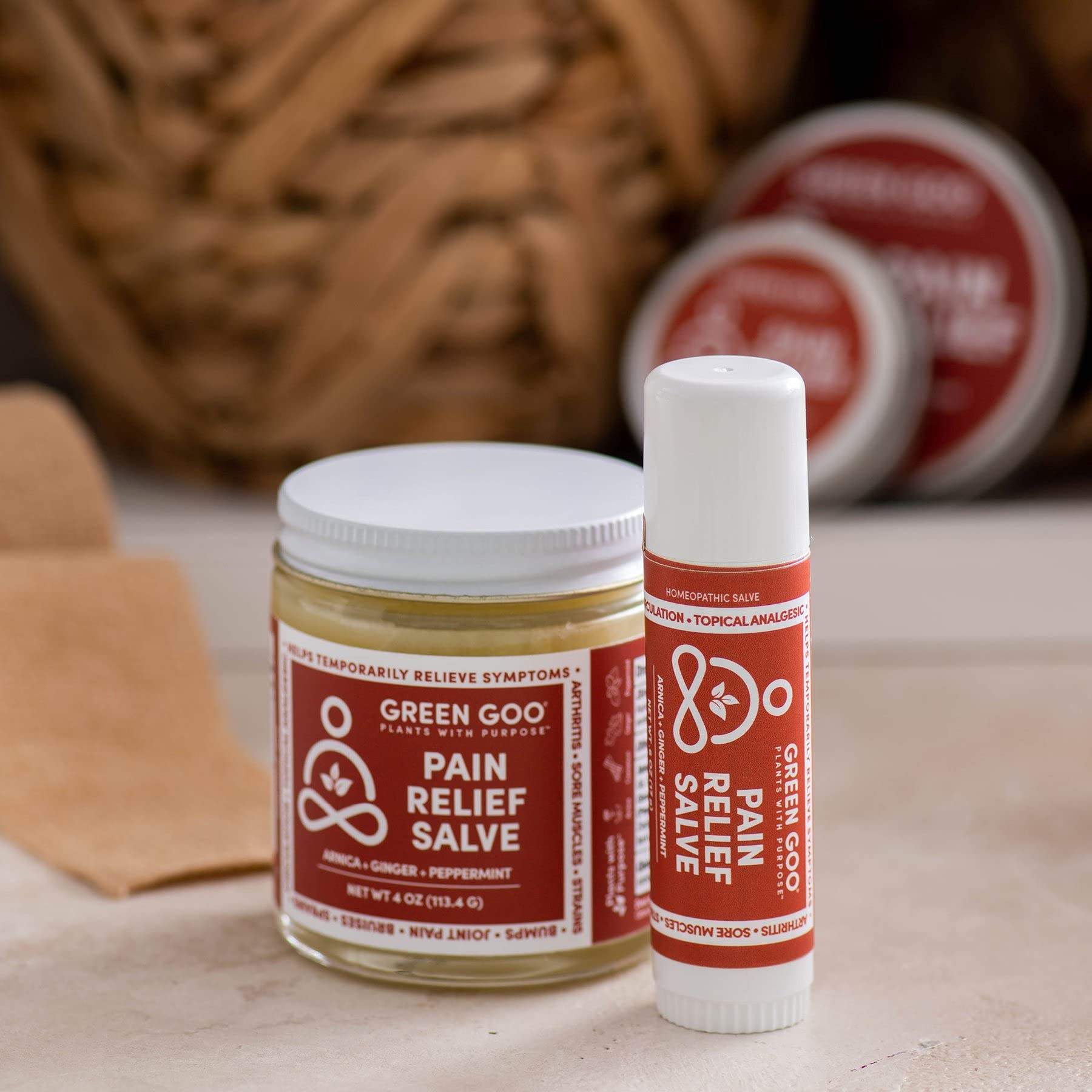 Green Goo Natural Skin Care Salve, Pain Relief with Arnica,1.82 Ounce Large Tin Green GooBuy Supplements Australia