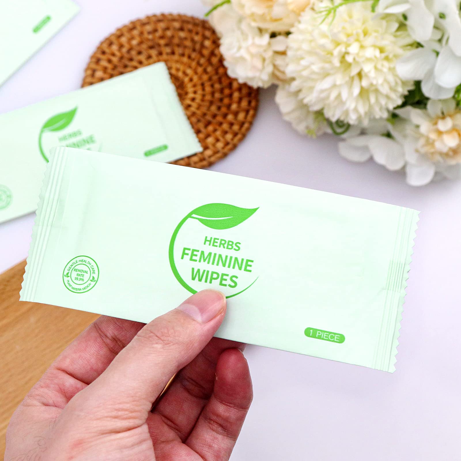 Hipruict Travel Feminine Hygiene Wipes,50 Count Intimate Wipes Feminine Care,Ph Balanced HipruictBuy Supplements Australia