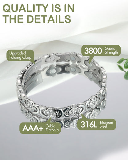 Feraco Ultra Strength Magnetic Bracelets for Women with Neodymium Therapy Magnets FeracoBuy Supplements Australia