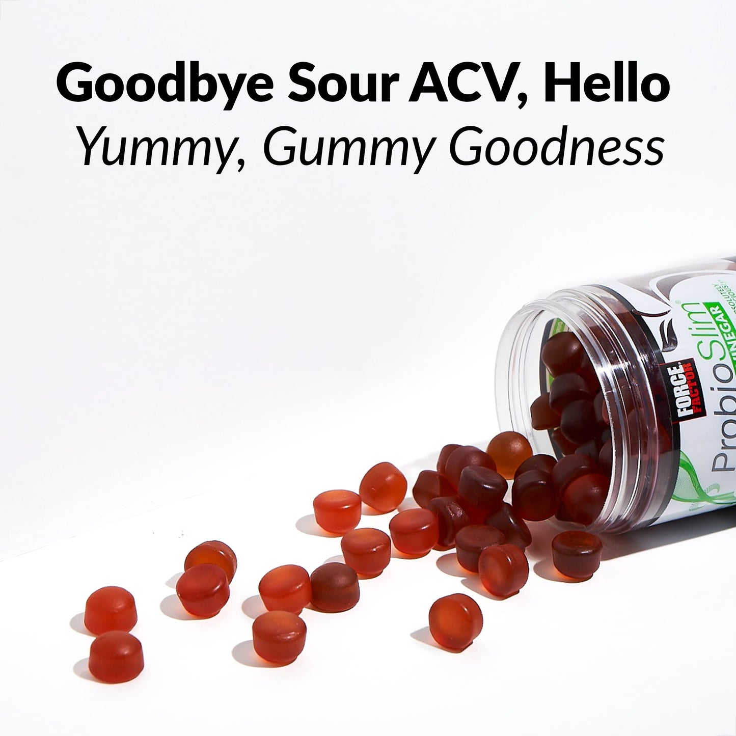 FORCE FACTOR ProbioSlim Apple Cider Vinegar Gummies Organic LactoSpore Prebiotics Force FactorBuy Supplements Australia