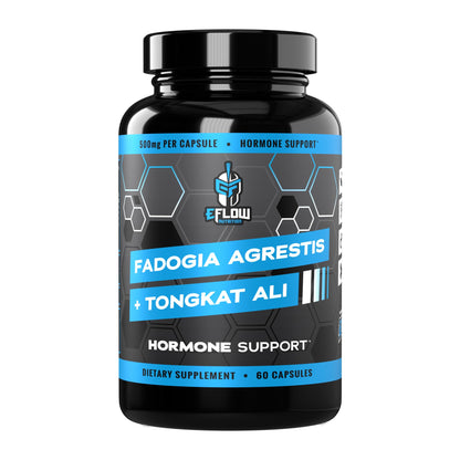 eFlow Nutrition Fadogia Agrestis + Tongkat Ali - [2-in-1] Natural Performance Supplement for Health and Wellness - Hormone, Energy, & Mood Support - Extract Powder (60 Capsules) eFlow NutritionBuy Supplements Australia