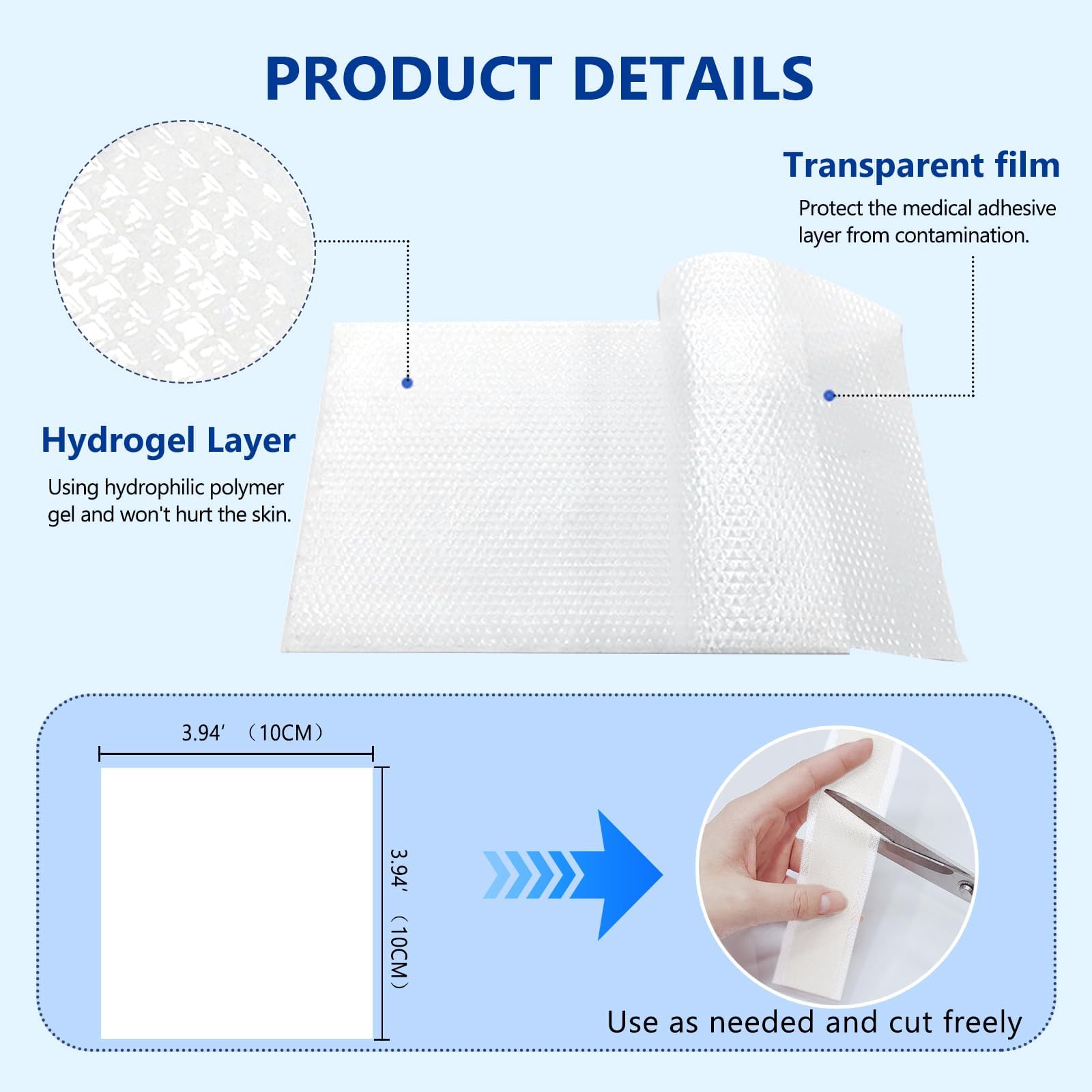KIbabyDI Professional Lidocaine Pain Relief Patches - 20 Count | 4% Medicated Gel Patches for Targeted Joint & Muscle Comfort | Long-Lasting 12-Hour Relief, Ultra-Flexible Design -lb234 KIbabyDIBuy Supplements Australia