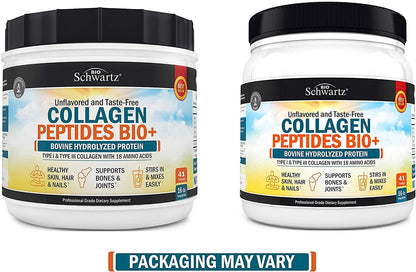 Collagen Peptides Powder - Grass Fed, Pasture Raised with Aminos - Promotes Healthy BioSchwartzBuy Supplements Australia