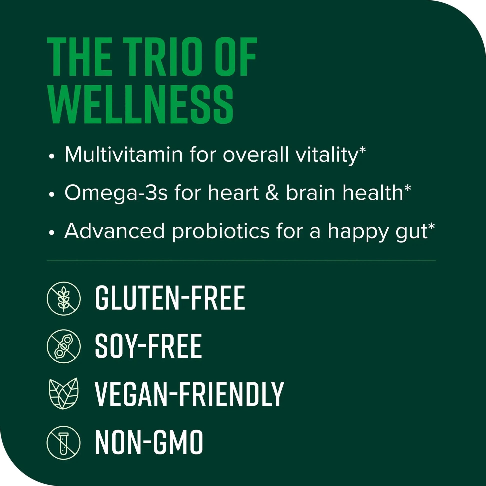 Vibrant Health, Trilogy Vegan, Probiotic Multivitamin with an Essential Blend of Omega-3 from Vegan Algal Oil, Vitamin A, B12, C, D3, E Vibrant Health