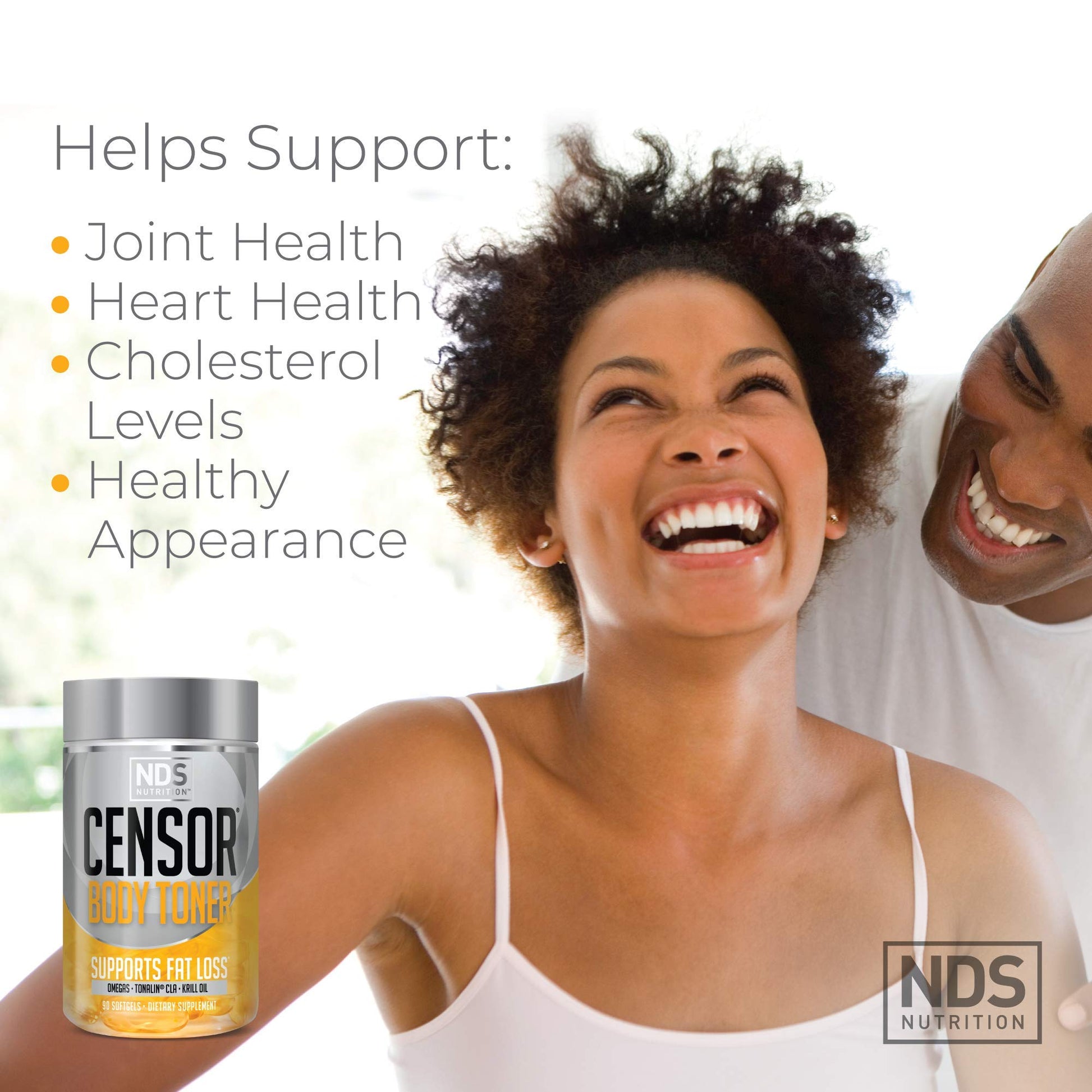Censor NDS Nutrition Fat Loss and Body Toner with CLA, Fish Oil, Safflower and Omega 3-6-9 Blend CensorBuy Supplements Australia