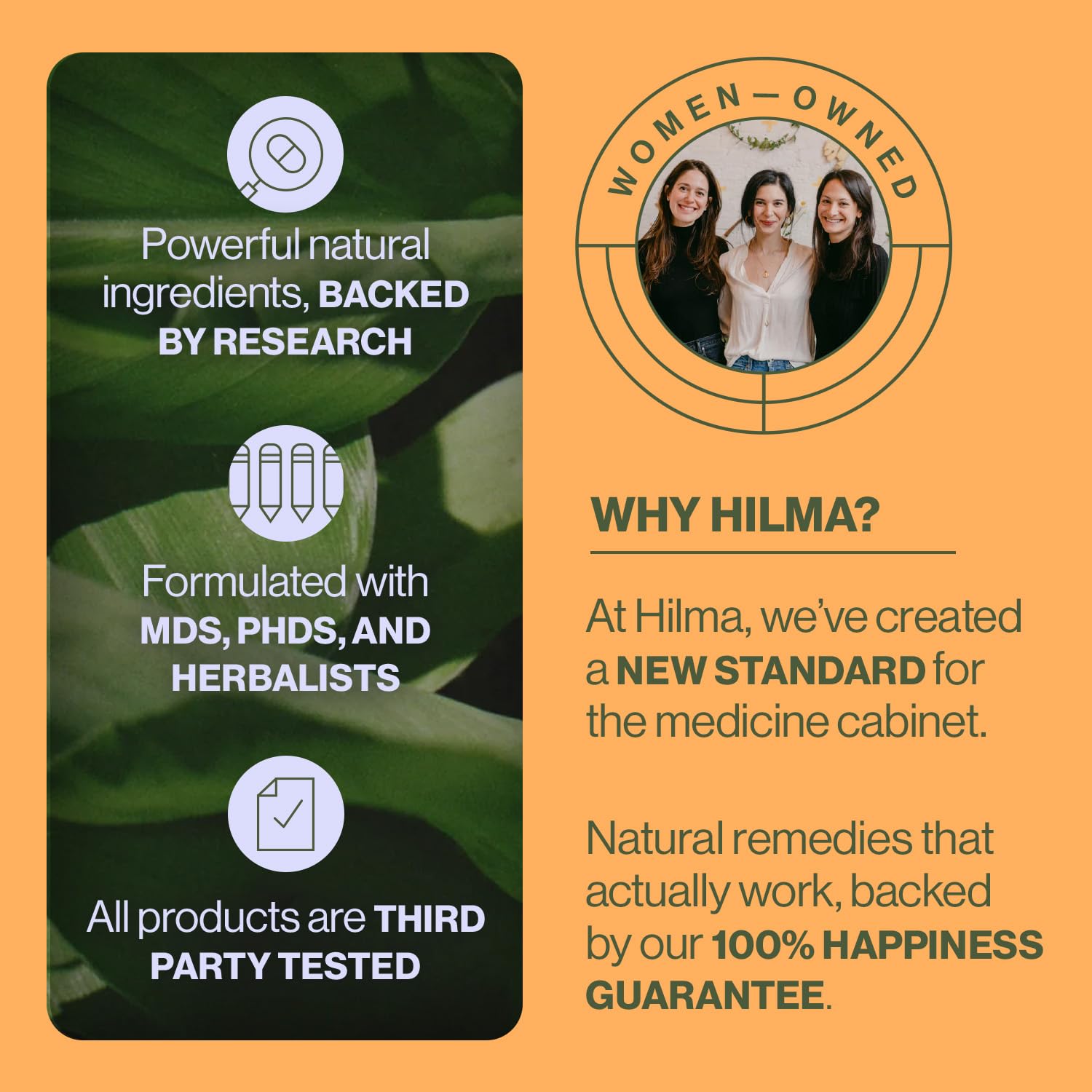 Hilma Natural Gas & Bloating Relief - with Lemon Balm, Fennel & Peppermint Leaf - Doctor HilmaBuy Supplements Australia