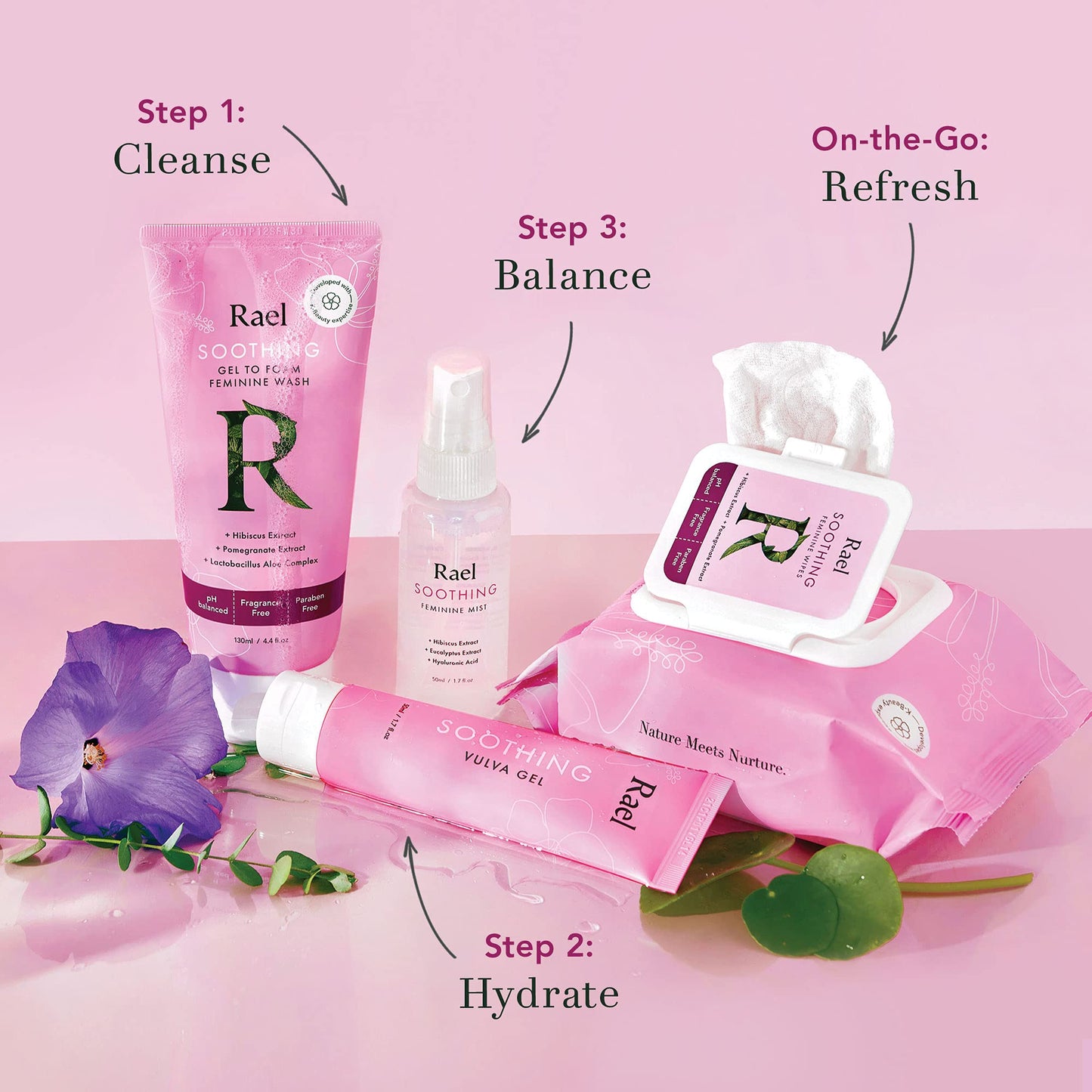 Rael Vaginal Moisturizer, Soothing Vulva Gel - pH Balance Intimate Skin Care for Women, All Skin Types RaelBuy Supplements Australia