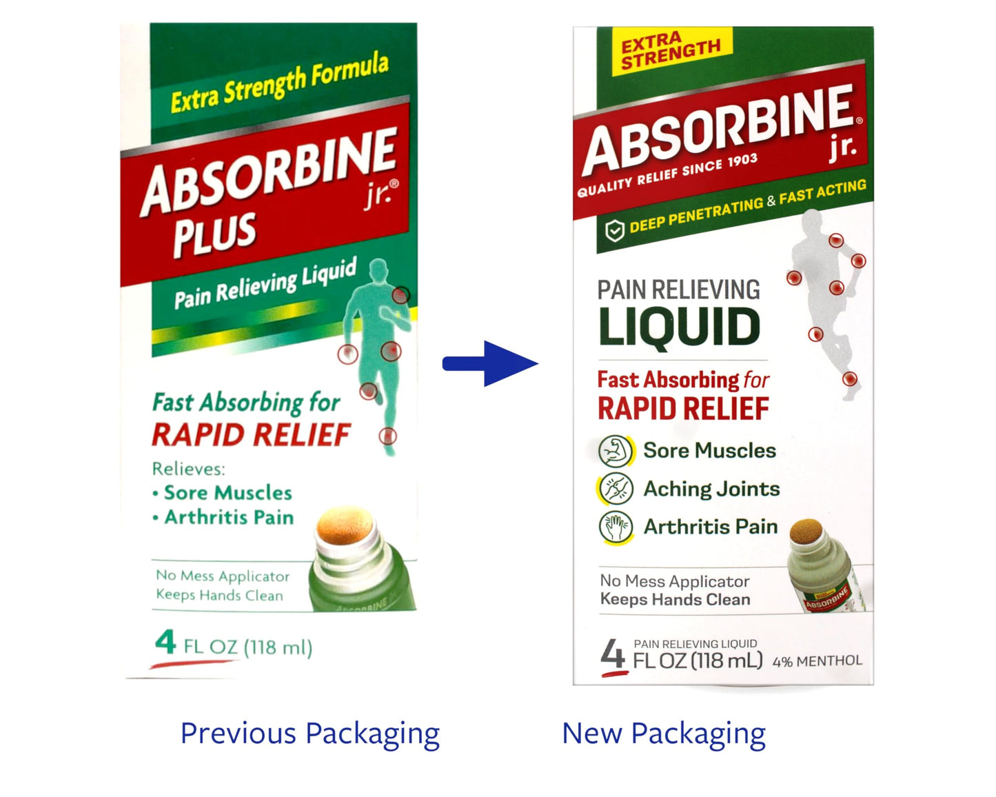 Absorbine Plus Pain Relieving Liquid - 4 oz, Pack of 6. ABSORBINE JR.Buy Supplements Australia