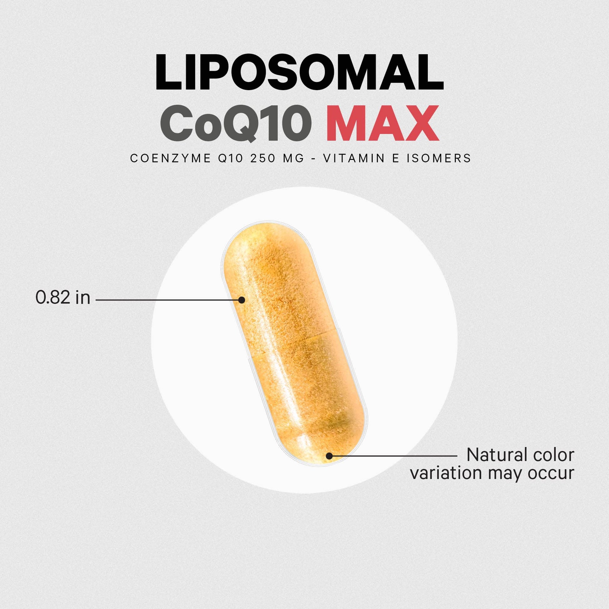 Codeage Liposomal CoQ10 Max Supplement - 250 mg Coenzyme Q10 with Vitamin E Isomers Tocopherols - 2-Month Supply - 1 Capsule Per Serving - Liposomal Delivery - Non-GMO, Gluten-Free - 60 Capsules CodeageBuy Supplements Australia