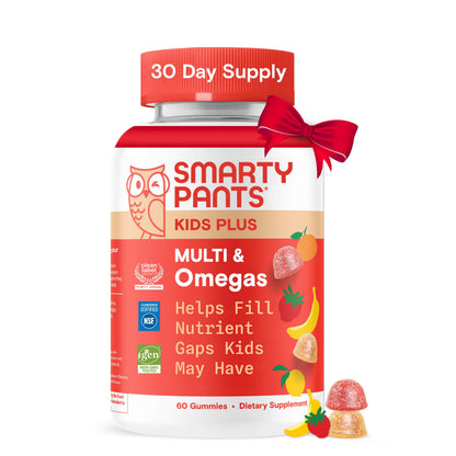 SmartyPants Kids Multivitamin Gummies - Improved Formula: Omega 3 (DHA/EPA), Vitamins D3, C, B12, B6, Vitamin A, K & Zinc SmartyPantsBuy Supplements Australia