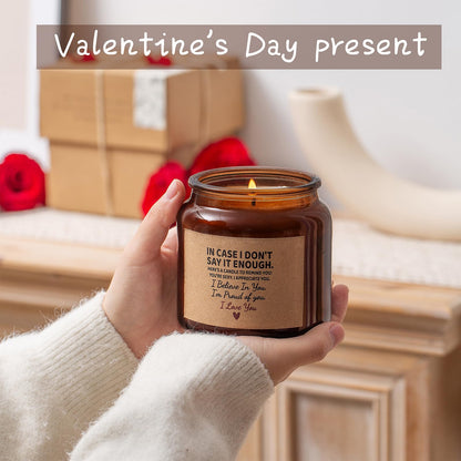 Candle Amber Moss Scented, Valentines Day Gifts for Her Girlfriend Wife, Romantic Anniversary YINUO LIGHTBuy Supplements Australia