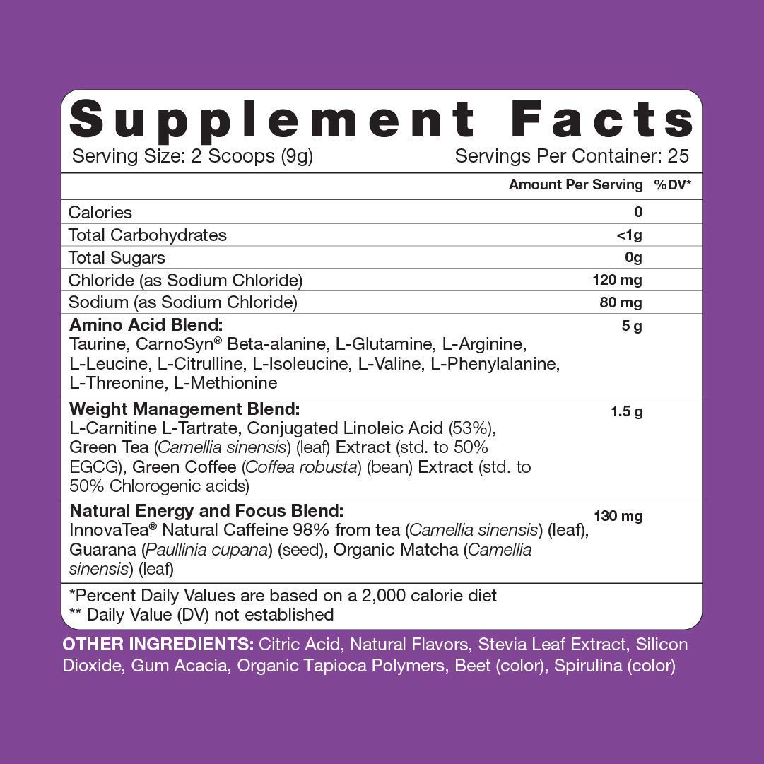 RSP NUTRITION Vegan AminoLean Pre Workout Energy (Acai 25 Servings) with AminoLean Recovery Post Workout Boost (Blood Orange 30 Servings)