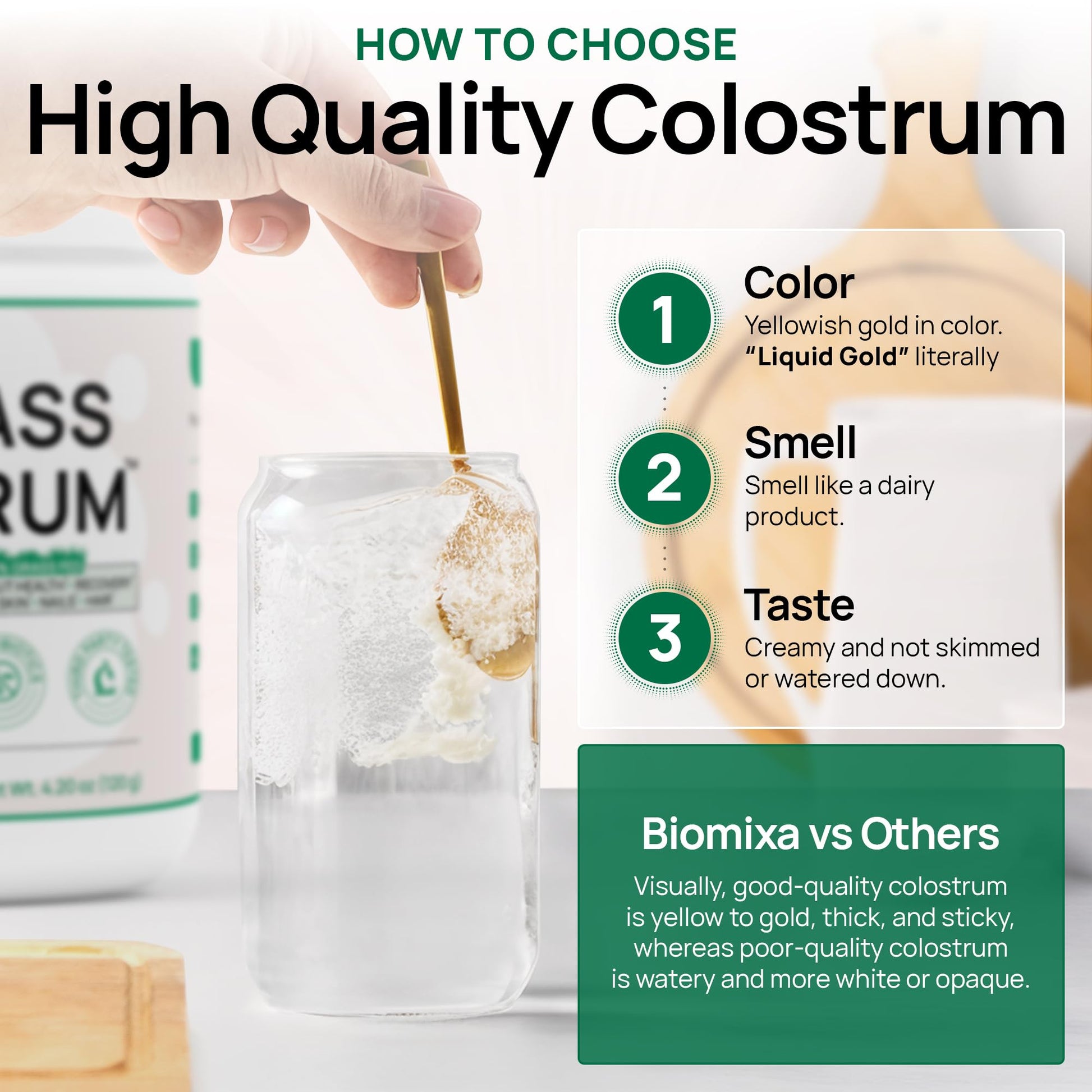 Bovine Colostrum Supplement - 100% Pure Whole Colostrum Powder - Grass-Fed, Unflavored, No Additives, Gut & Immune Support, Natural IgG, 60 Servings - Made in USA Bluegrass ColostrumBuy Supplements Australia