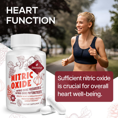 Zdoroviye Nitric Oxide Supplement for Men Women, Nitric Oxide Precursor & Nitric Oxide ZdoroviyeBuy Supplements Australia