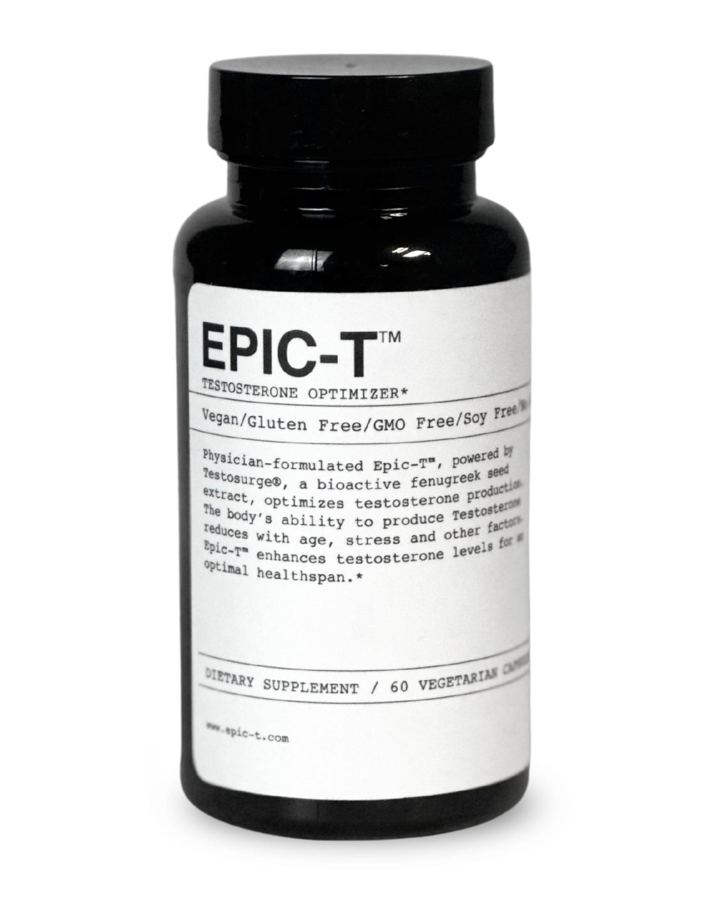 EPIC-T Testosterone Support Supplement for Men | Plant-Based Formula with Testosurge, B-Complex, B12, Zinc & Boron | Vegan, Non-GMO Daily Support EPICBuy Supplements Australia
