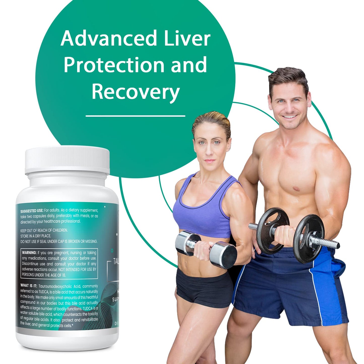 Genogna TUDCA 1100mg-Liver Support Supplement for Detox Cleanse, Water-Soluble Bile GenognaBuy Supplements Australia