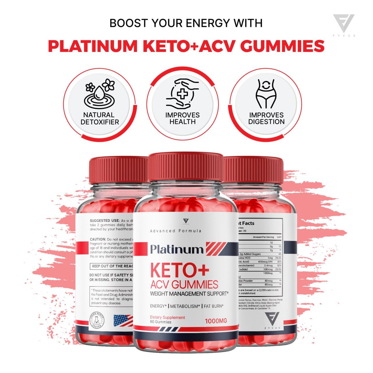 (3 Pack) Platinum Keto ACV Gummies, Platinum Keto ACV Gummies Advanced Weight Loss KohzieBuy Supplements Australia