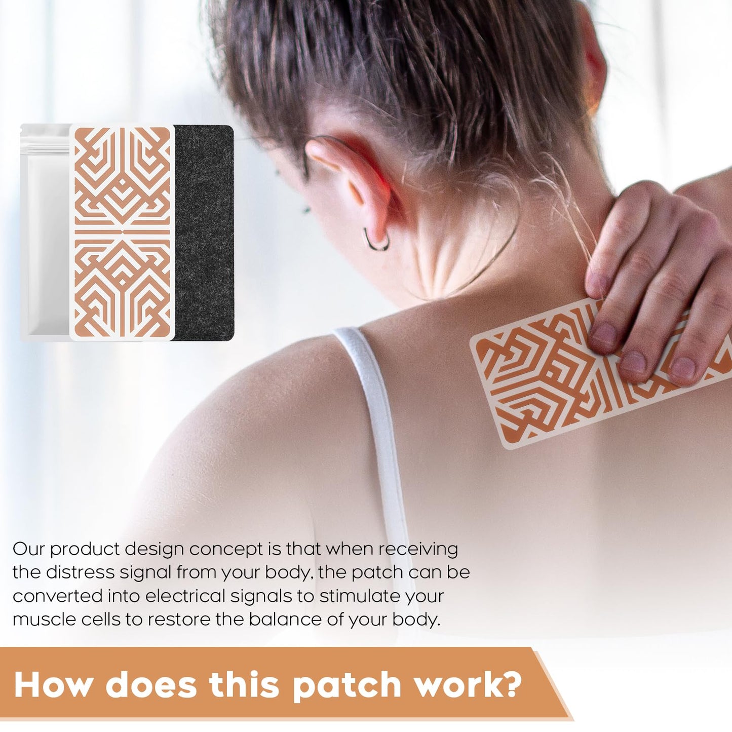 XAYIUIYAX Menthol Pain Patches, Cooling Pain Relief for Sore Muscle Relief - Includes 3 Adhesives, 1 Patch & 1 Carry Case - Relief Back, Shoulder & More - 3.03" × 6.30"-0317 XAYIUIYAXBuy Supplements Australia