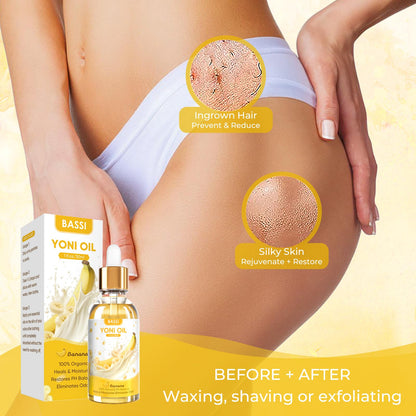 2PCS Yoni Oil Organic Feminine Oil Vaginal Moisturizer - Ph Balance for Women - Feminine Deodorant BASSIBuy Supplements Australia