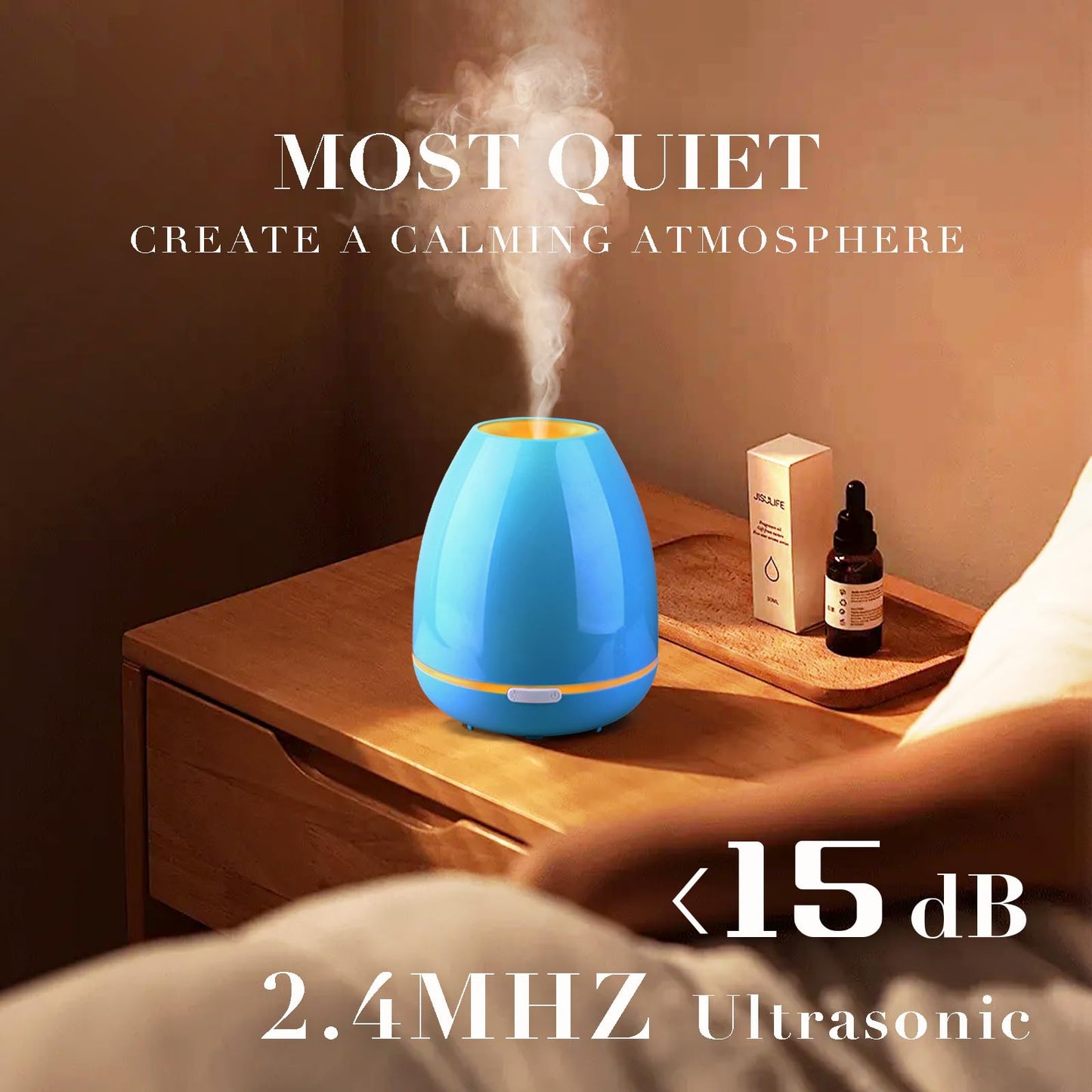 Essential Oil Diffuser for Bedroom Small Humidifier for Home Cool Mist Scent Diffuser 300ml 20 Hours FashomeBuy Supplements Australia