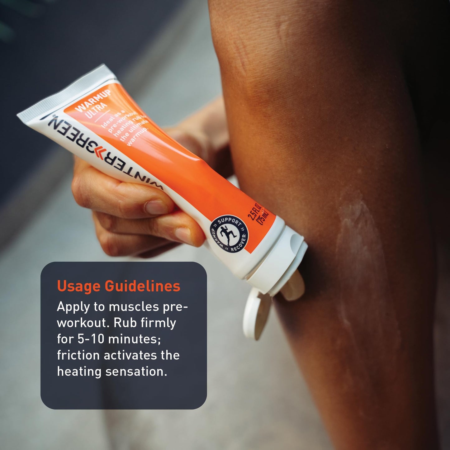 Wintergreen Muscle Warmup Lotion, 2.5 oz – Pre-Workout Heating Rub with Menthol and Capsicum, Heats and Relaxes Before Training, Body Gel for Athletes WintergreenBuy Supplements Australia