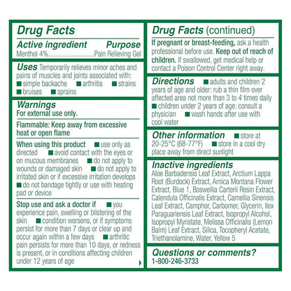 Biofreeze 13451 Roll-On Pain-Relieving Gel, 2.5 FL oz, Green Topical, Arthritis, Strains, Bruises, & Sprains (7.5 Fl Oz (Pack of 3), 3, Count) BiofreezeBuy Supplements Australia