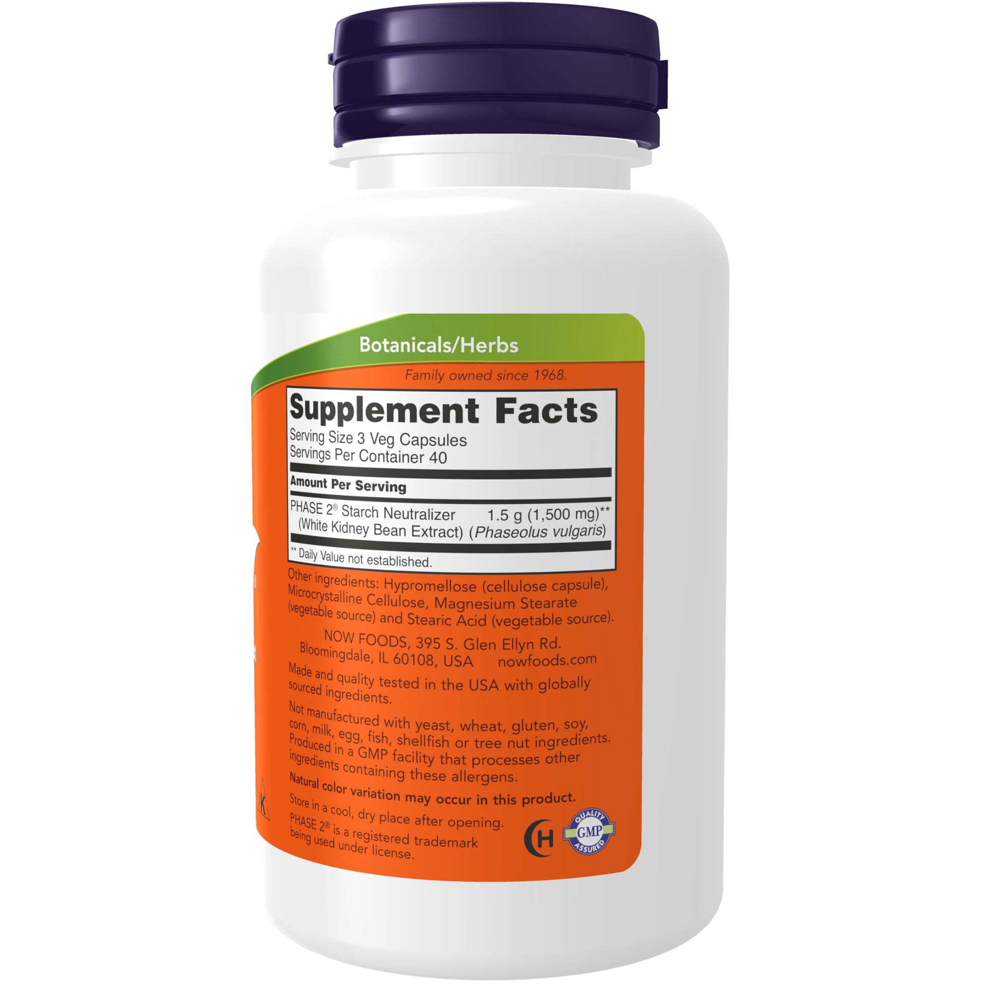 NOW Supplements, Phase 2® (White Kidney Bean Extract) 500 mg, Weight Management NOWBuy Supplements Australia