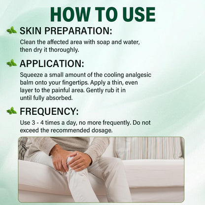 Menthol Soothing Cream, 3.5 Oz Joint Activities Throughout The Body, Cooling Soothing Ointment for Muscle, Head, Lumbar, Neck, Hands and Feet, 2 Pack CLORISLANDBuy Supplements Australia