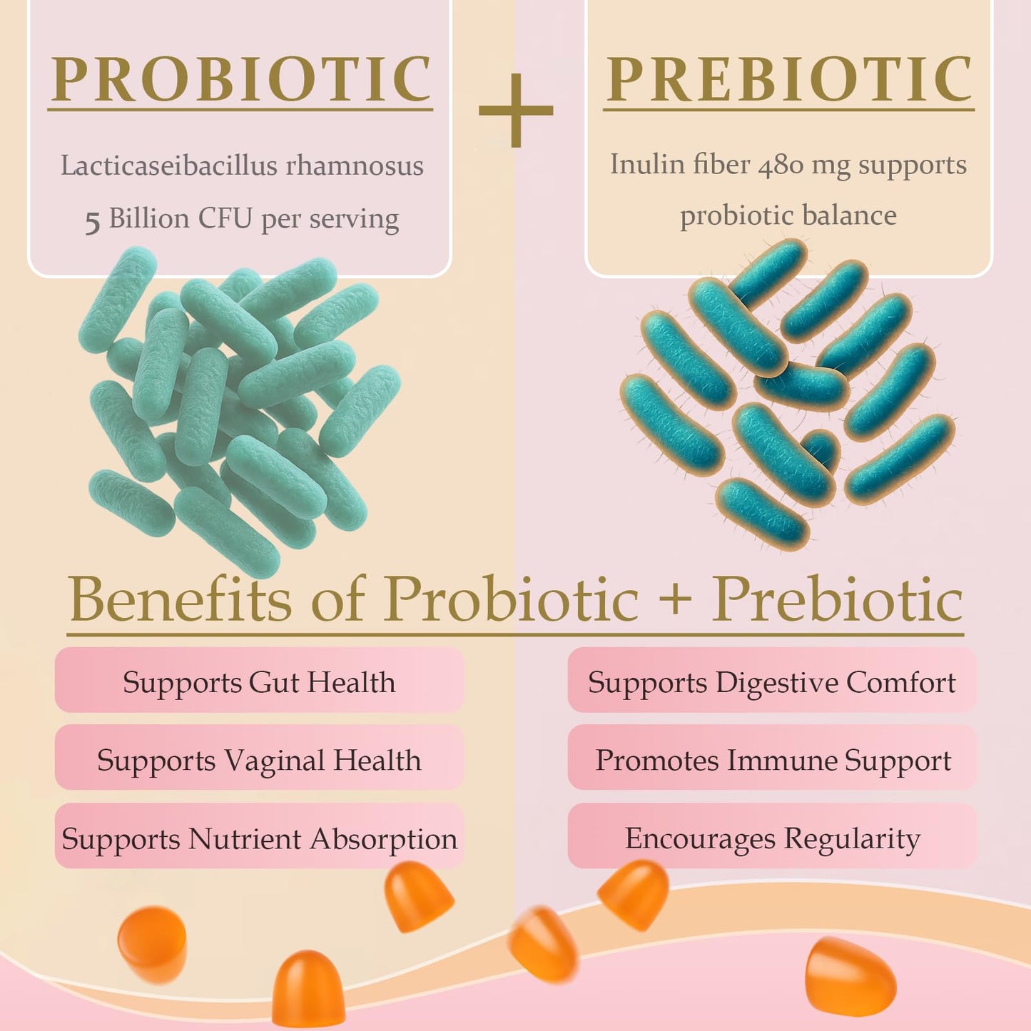 MATOP Probiotic Prebiotic pH Balance Gummies - Vaginal Health Gummies for Women Pro + Prebiotic with Pineapple Flavor, Vegan, Sugar-Free – 90 Gummies (45 Servings) MATOPBuy Supplements Australia
