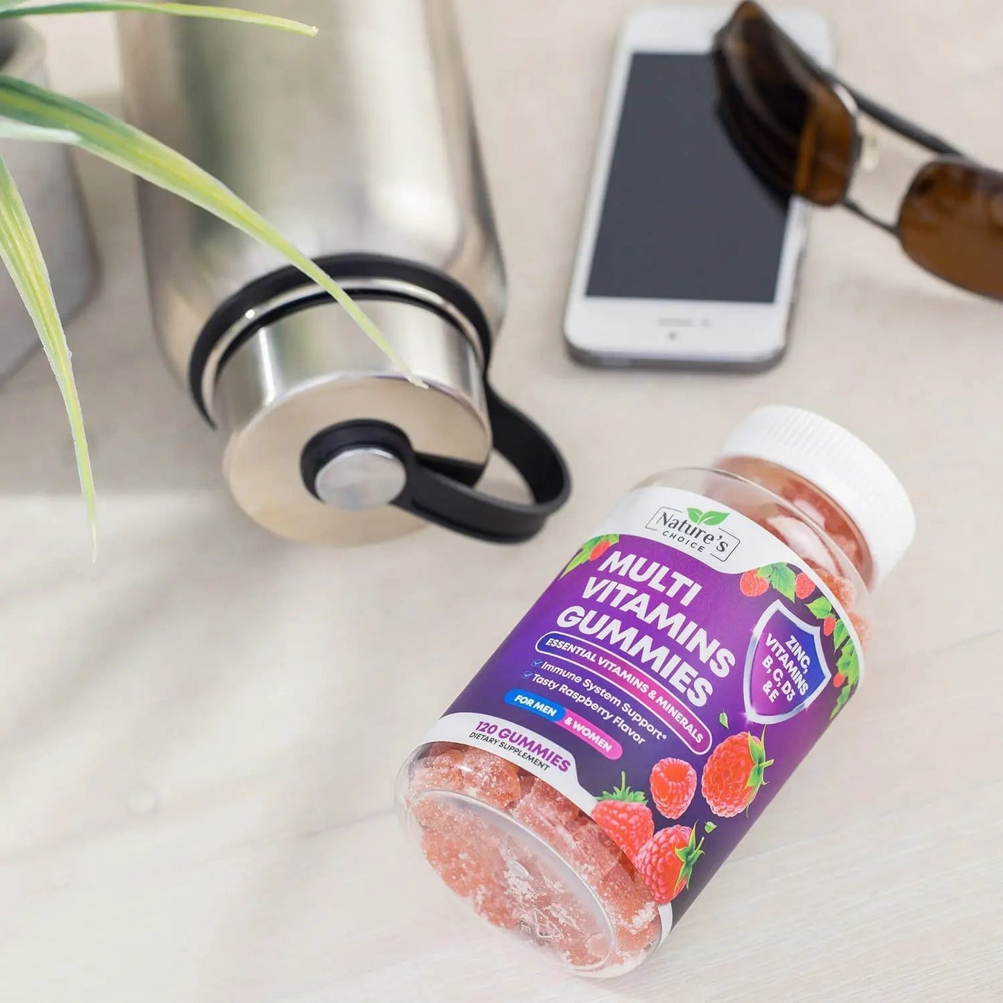 Multivitamin Gummies for Adults - Complete Adult Multivitamins Gummy with Essential Vitamins A, C, D, E, & High Potency B12 for Women & Men Nature's ChoiceBuy Supplements Australia