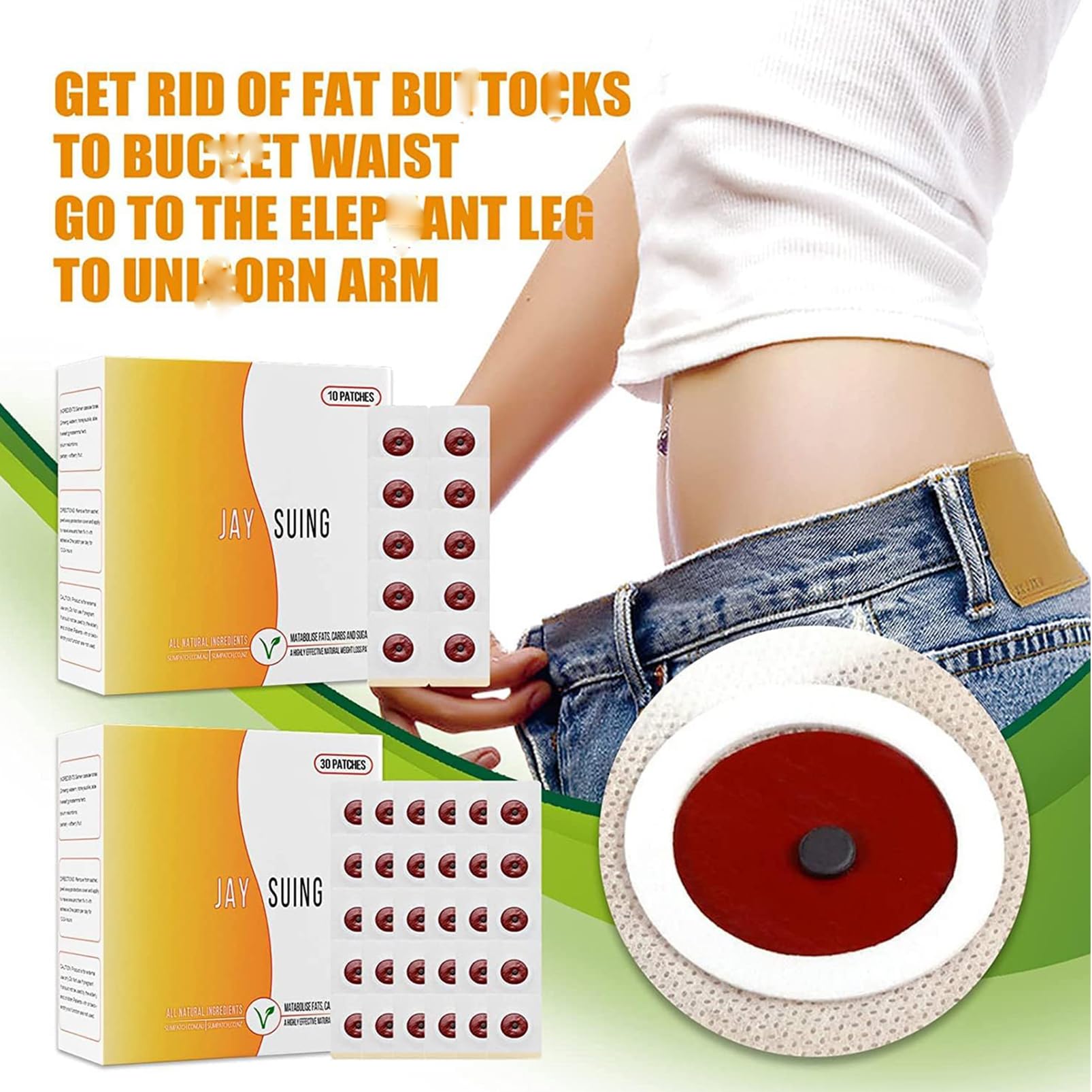 30Pcs Belly Patch, Waterproof Stickers for Women Girls, Natural Belly Sticker for Women and Men RosardenBuy Supplements Australia
