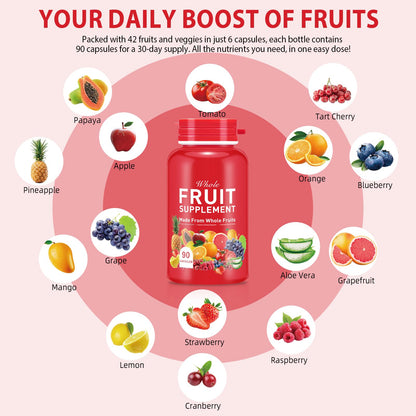 Ruduwu Fruit Capsules - 100% Whole Natural Fruits Supplements - Vitamins Supplement Dietary Nutritional Balance,Whole Food Supplement Ingredients Blended Vitamin & Mineral RuduwuBuy Supplements Australia