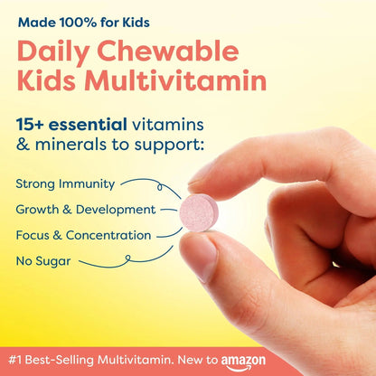 HIYA Kids Multivitamin Tablets – 15+ Essential Vitamins & Minerals with Fruits & Veggies for Ages 2+, Supports Growth HIYABuy Supplements Australia