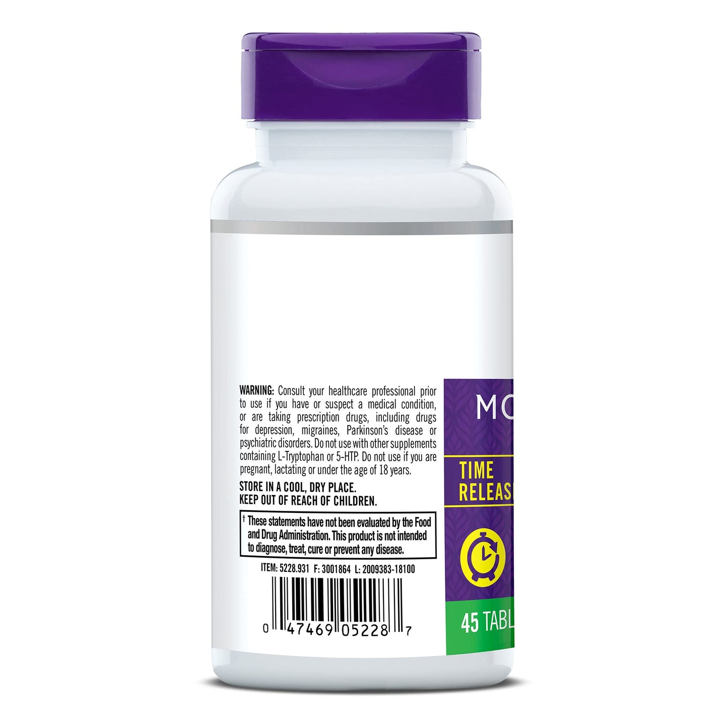 Natrol 5-HTP 100mg, Dietary Supplement Helps Support a Balanced Mood, 90 Time NatrolBuy Supplements Australia