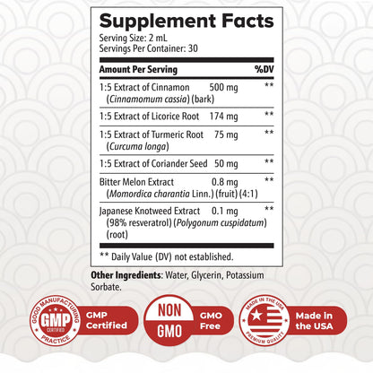 Nature’s NutriWave ZenSulin – Natural Liquid Supplement with Cinnamon, Licorice Root, Turmeric & More – 60ml, 1 Month Supply – Non-GMO, Gluten-Free, Made in USA Nature’s NutriWaveBuy Supplements Australia